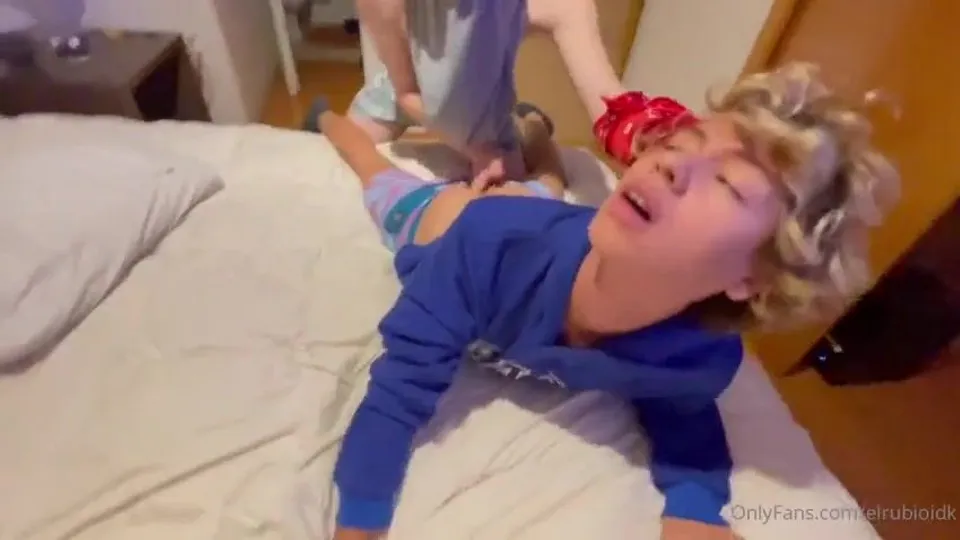 Blondie is fucked by dominant masked guy