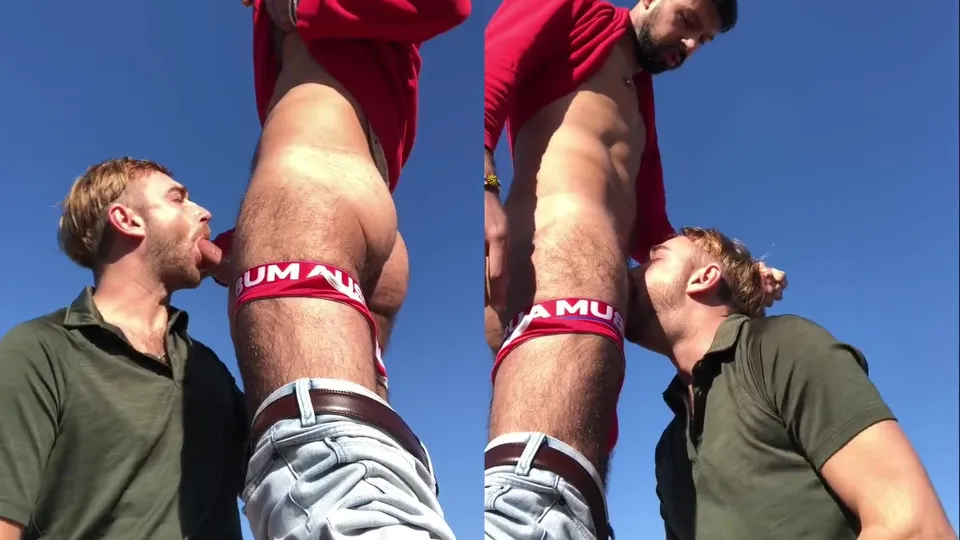 Blowing Guys on The Beach - ThisVid.com