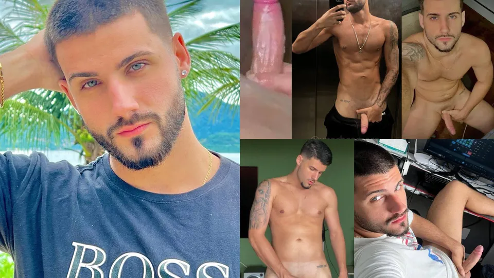Blue eyed jock fuckin chicks jerkin his cock  cumming
