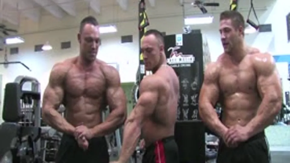 Bogaert Brothers and Tim Budesheim at the gym
