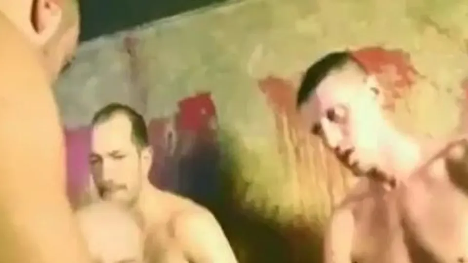 Bouncers Orgy - British Chavs Group Gangbang - TRIGA
