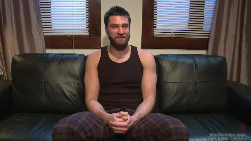 Bound Abel Archer Cums w/o Even touching his cock!