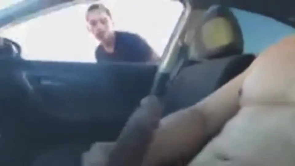 Boy climbs into car to service daddy - ThisVid.com