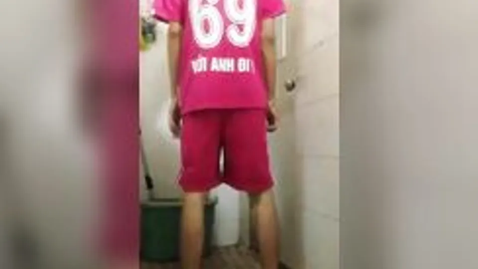 Boy Red Kit Pee Cum