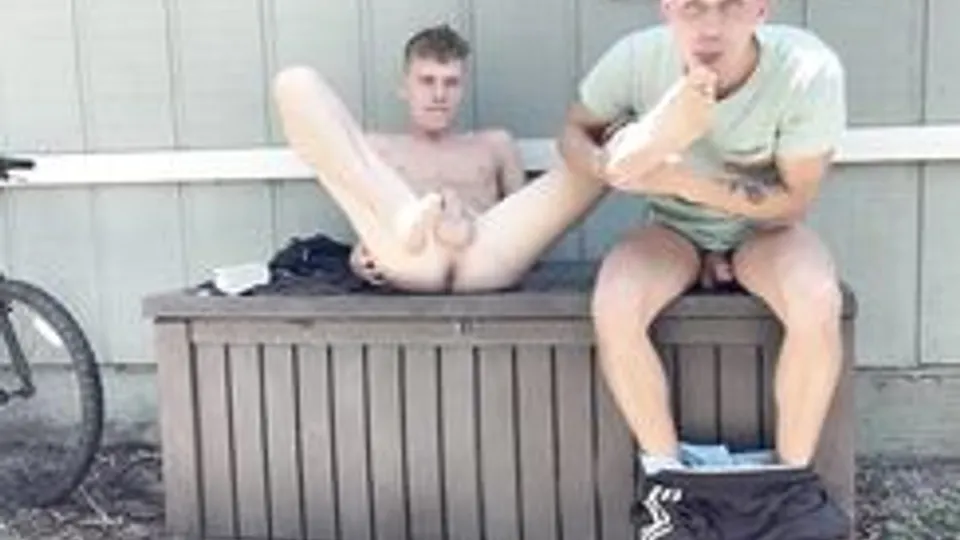 Boys bareback outside gay
