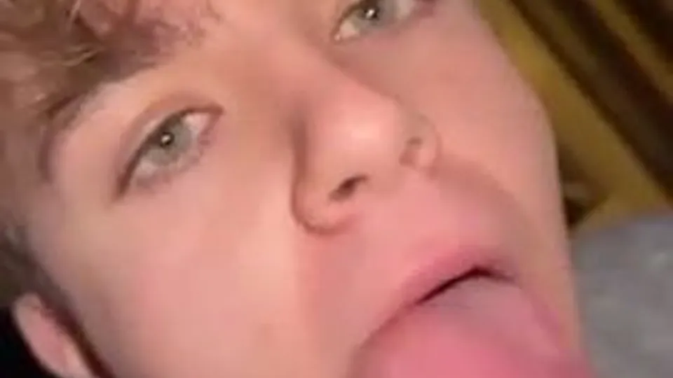 Braces boy long sucking session