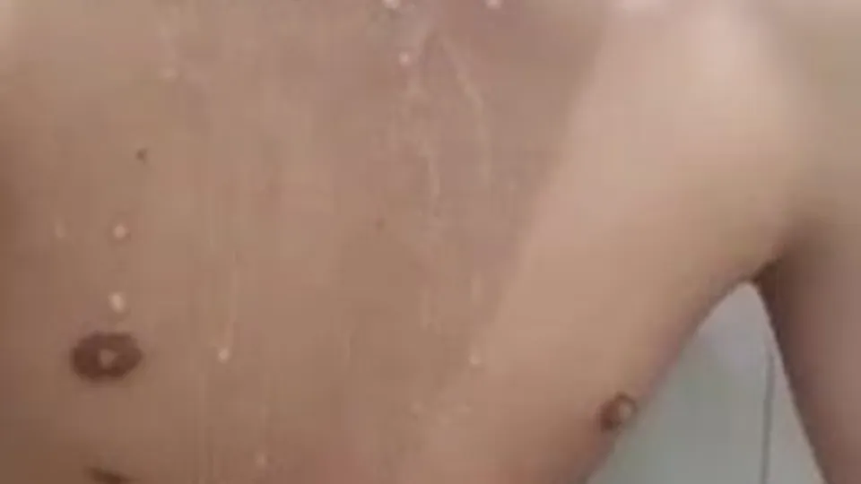 Braces hung covers himself in cum
