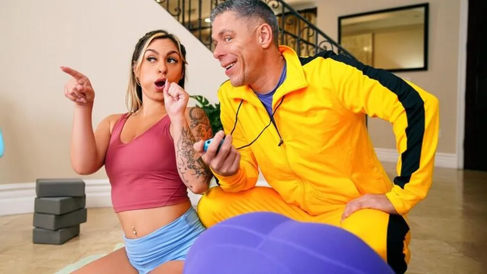 Brazzers - Mick BlueKatalina KyleGypsy Rose - Ass to Grass Or Anal Pass?? 