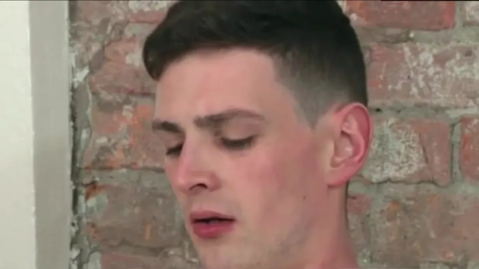 British Lad Gets His Sensitive Tip Polished - ThisVid.com