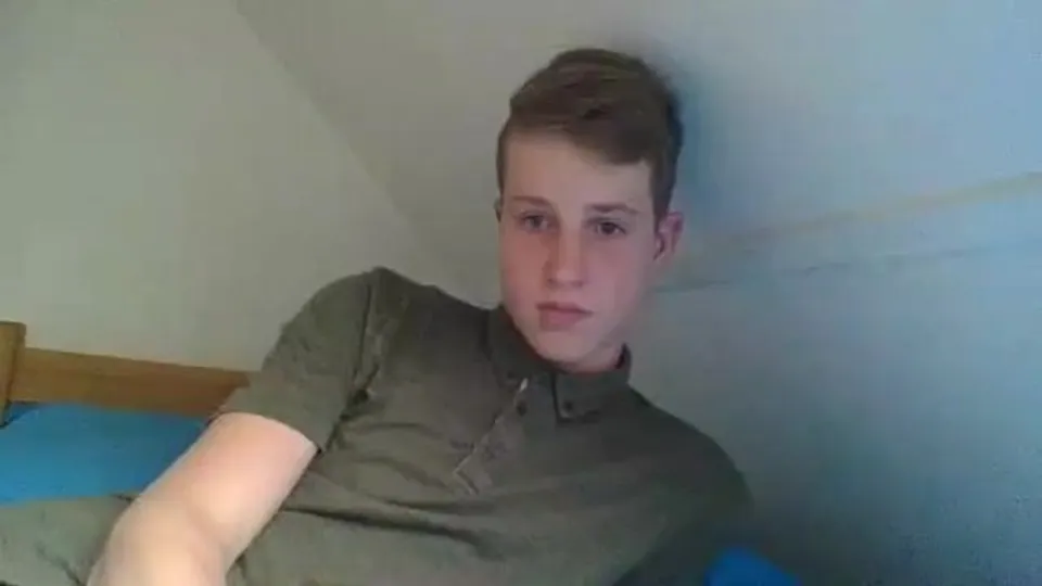 British Lad Self Sucks and Wanks