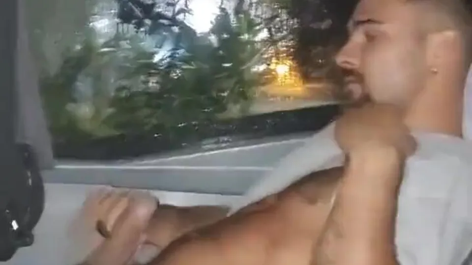 Bro just hangin and jackin on the bus - ThisVid.com