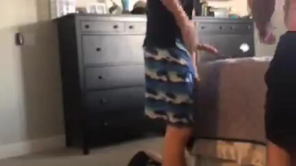 Brothers comparing the size of their big hard dicks - ThisVid.com
