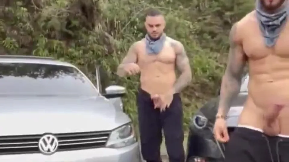 Brothers jerk off together - ThisVid.com