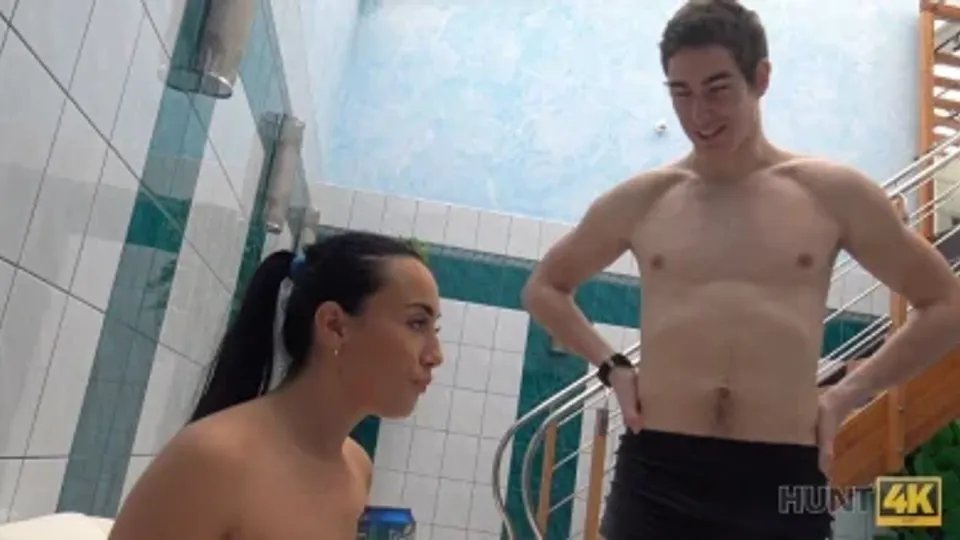 Brunette Lassie Satisfies Owner