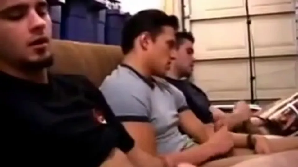 Friends Jerking Off Together