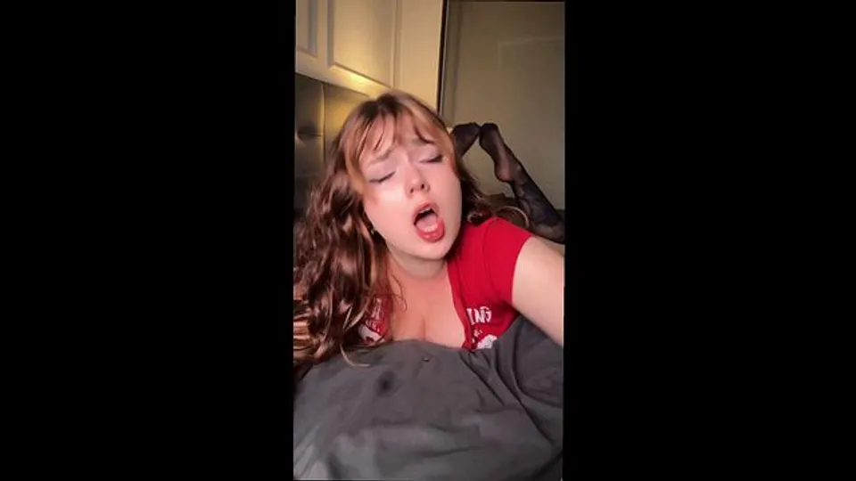 Busty Beauty Teasing on Bed