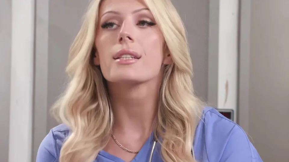 Busty shemale nurse lends a helping hand