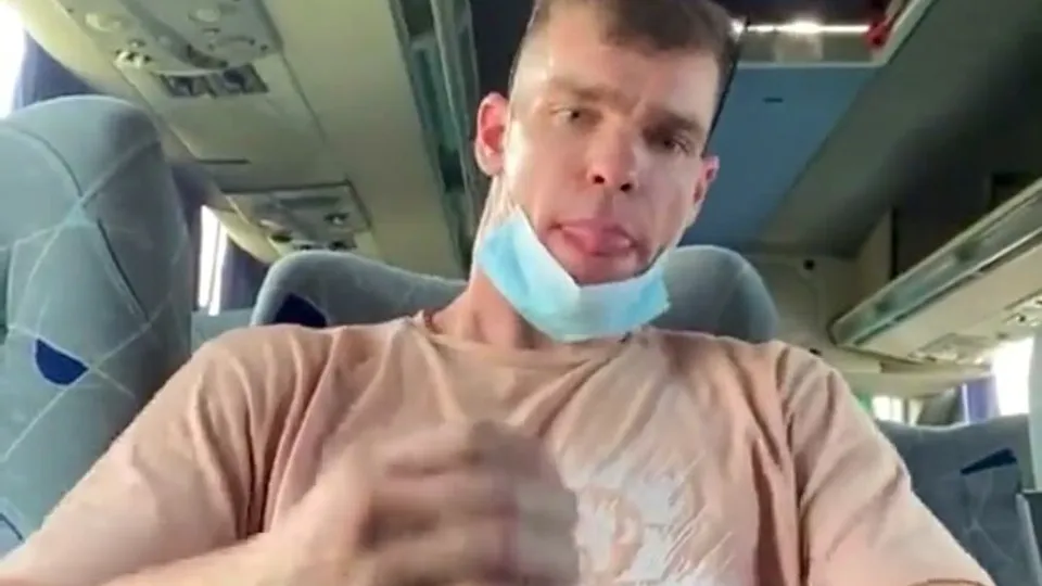 BWC Handsome Stud Unloads Bull Balls On Bus - ThisVid.com