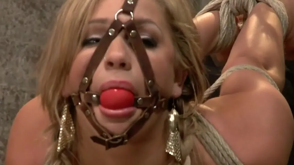 Cameron Dee's Wax & Sybian Bondage