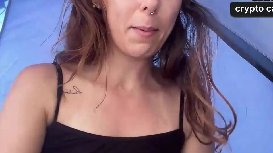 Vlog de camping : Éjaculation interne en pleine nature