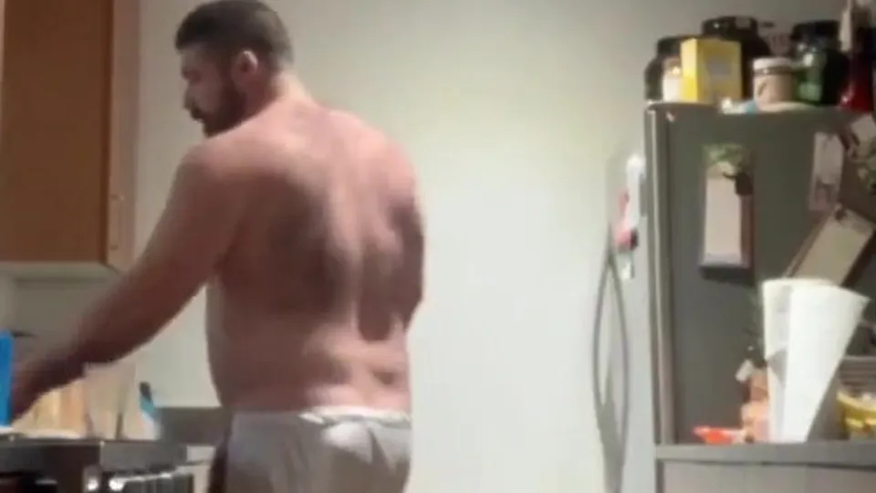 Can't help myself watching him in the kitchen