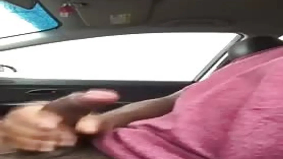 Public Car Jerk Off and Cumshot
