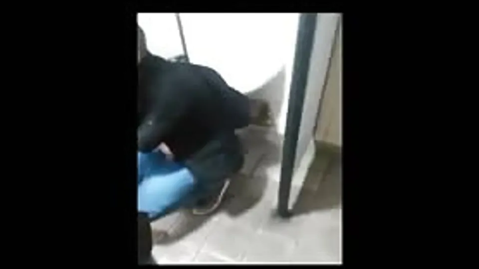 Caught Cruising shopping mall Restroom on Spy cam