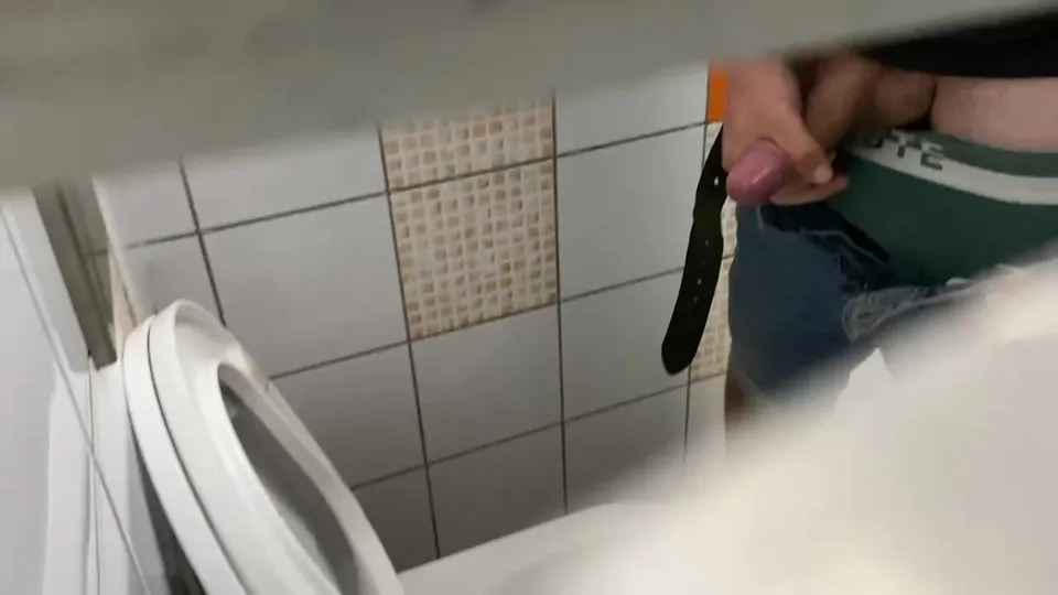 Caught cuming in toilet - ThisVid.com