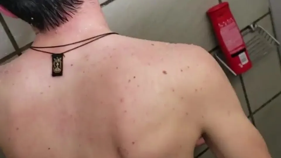 Caught Str8 Buddy Jerking In Shower! - ThisVid.com