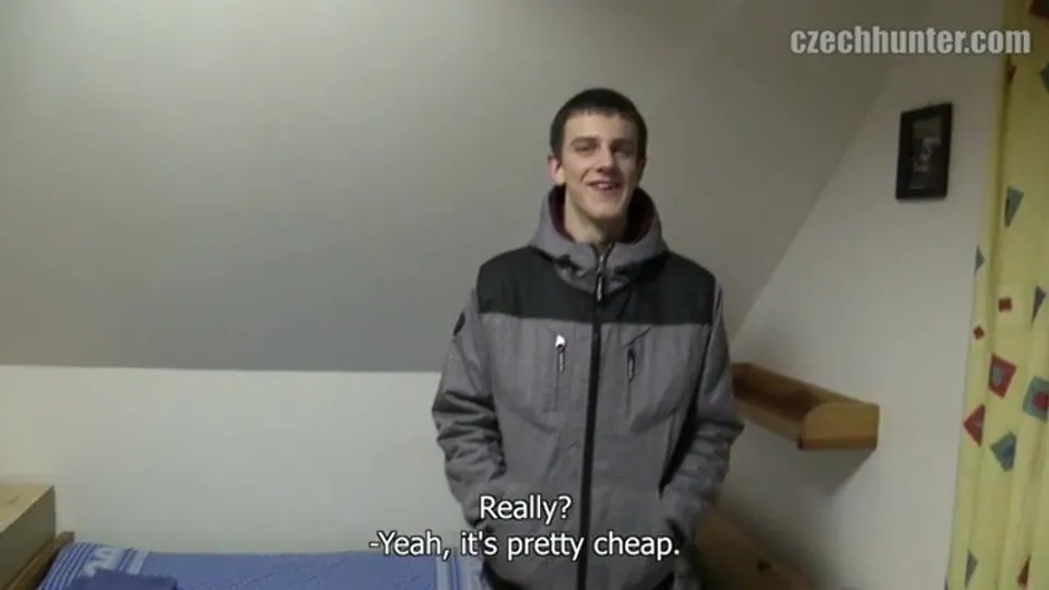 Young Guy in Snow Hoodie Services Camera Guy