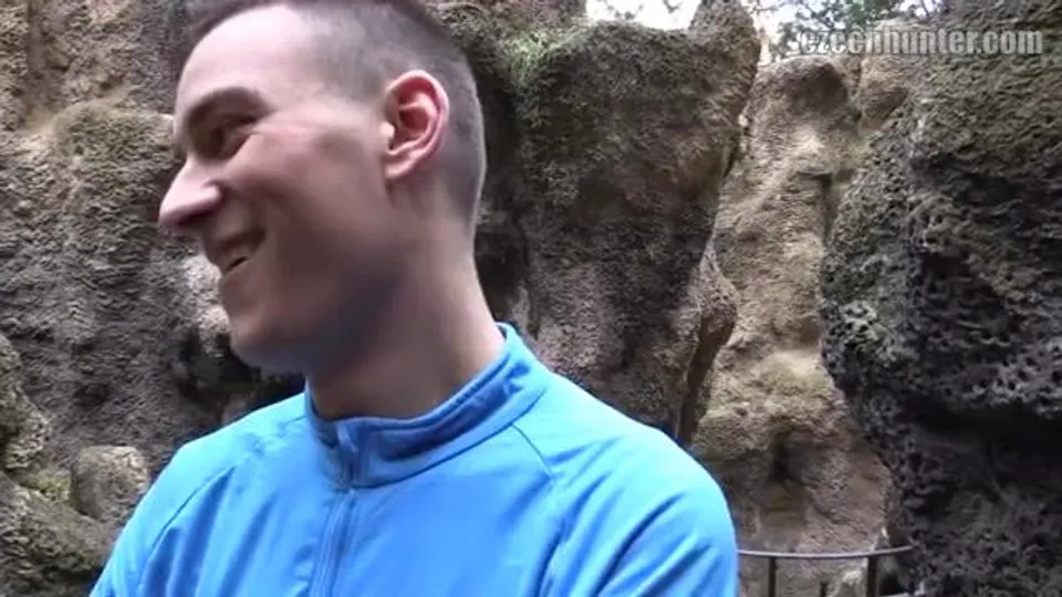 CH 281, Camera guy pays a young guy in blue sports top to suck and be fucked