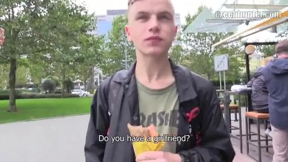 CH 322, Camera guy pays 2 young guys, one in black hoodie, the other in green T and b