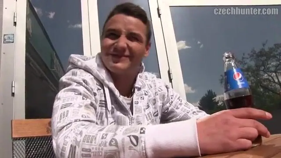 CH 354, Camera guy pays a young guy in black and white patterned hoodie to suck and b