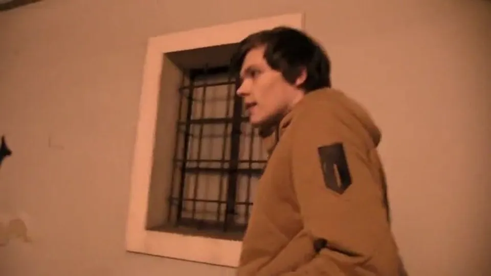 CH 398, Camera guy pays a young guy in brown jacket, to suck and be fucked