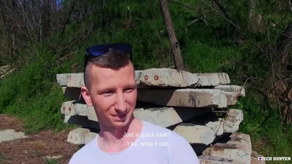 CH 426, Camera guy pays a young guy in light blue T to suck and be fucked