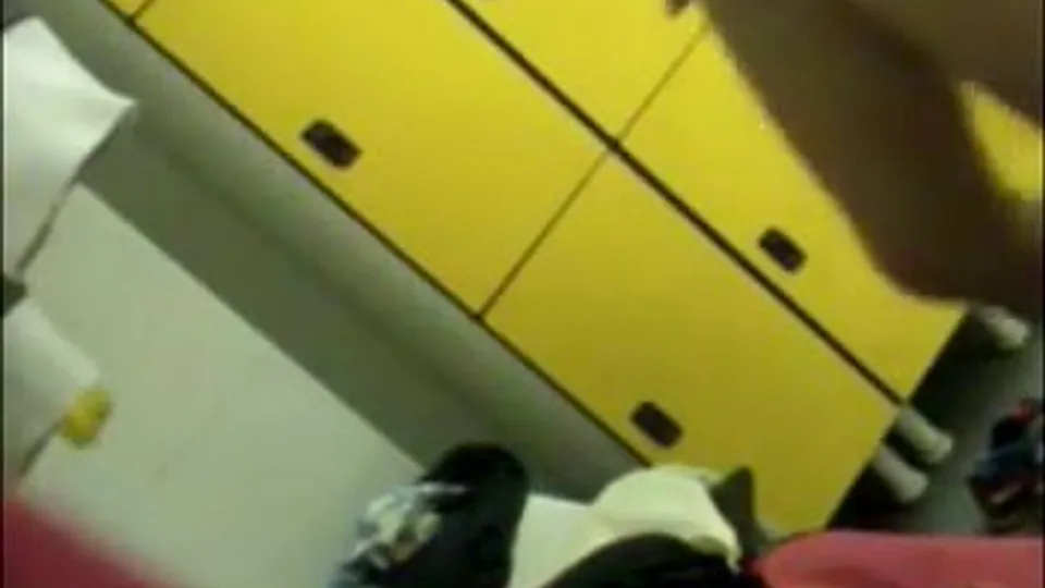 Changing in locker room