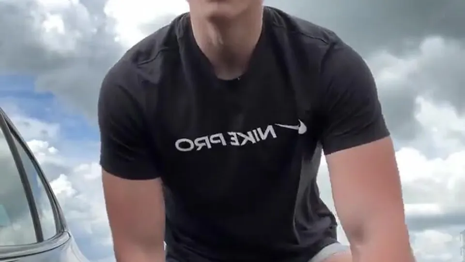 Changing trousers in public with soft dick ... out - ThisVid.com