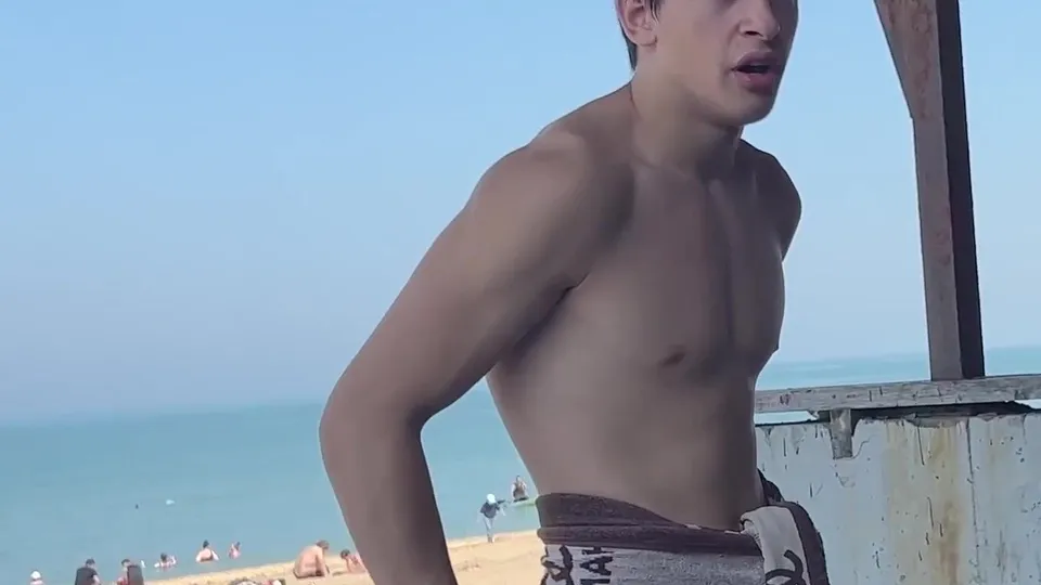 Changing Underwear At The Beach