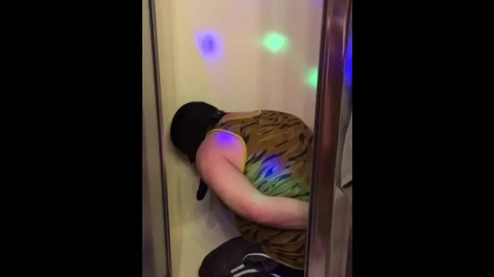 Bound Husband Pissed On by Dominant Wife