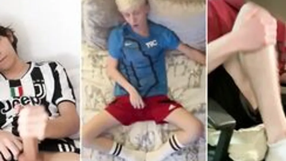 Twink Soccer Shorts Masturbation