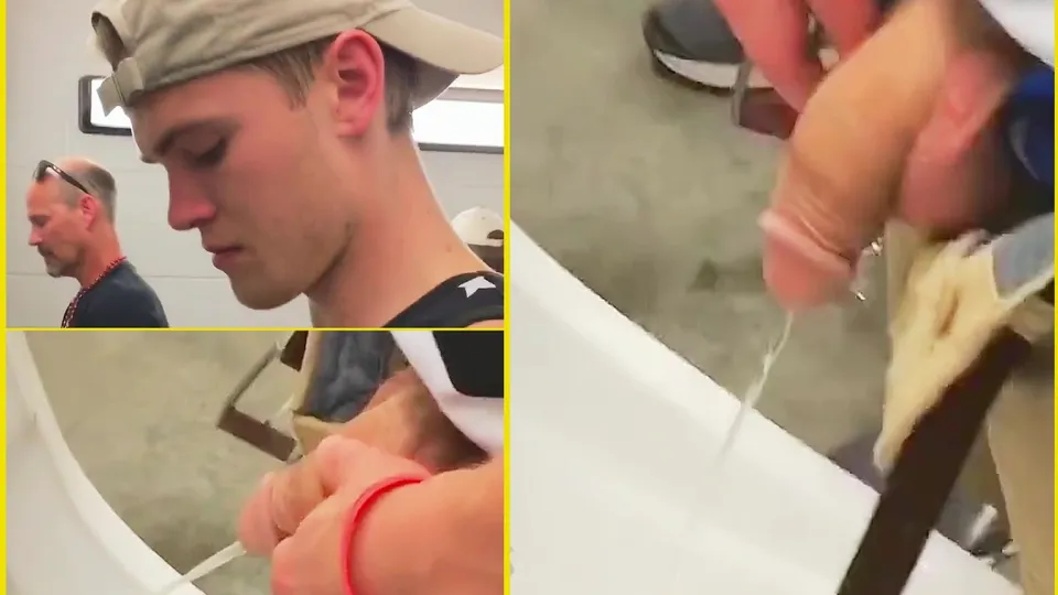 Chill Young Dude Pissing Away w/ His Delicious Wang - ThisVid.com