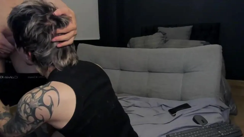 Choking on Boyfriends Cock