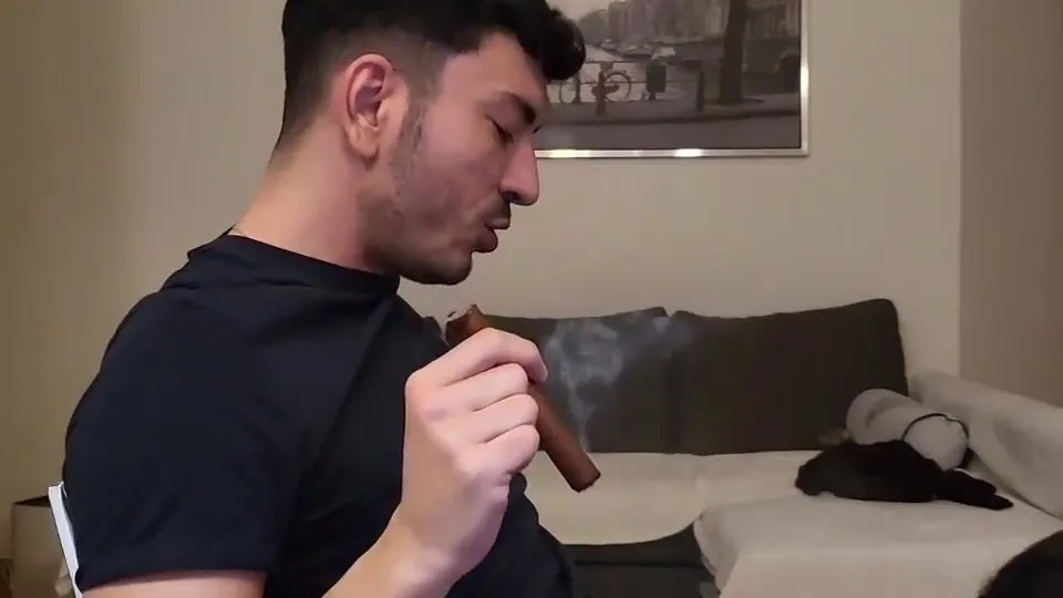 Cigar Smoker sucked and fucked guy - ThisVid.com
