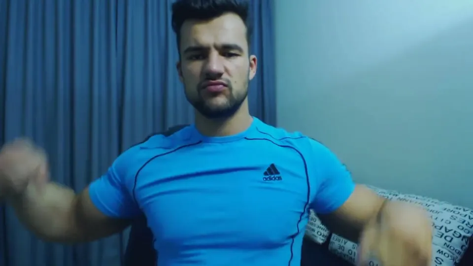 Close Up Bicep Worship and Domination - ThisVid.com
