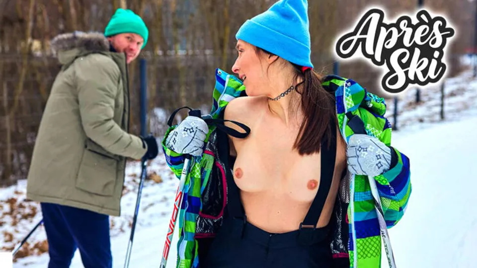 Club Sweethearts - Jane WhiteAleks Sam - Apres Ski flashing with Jane White 