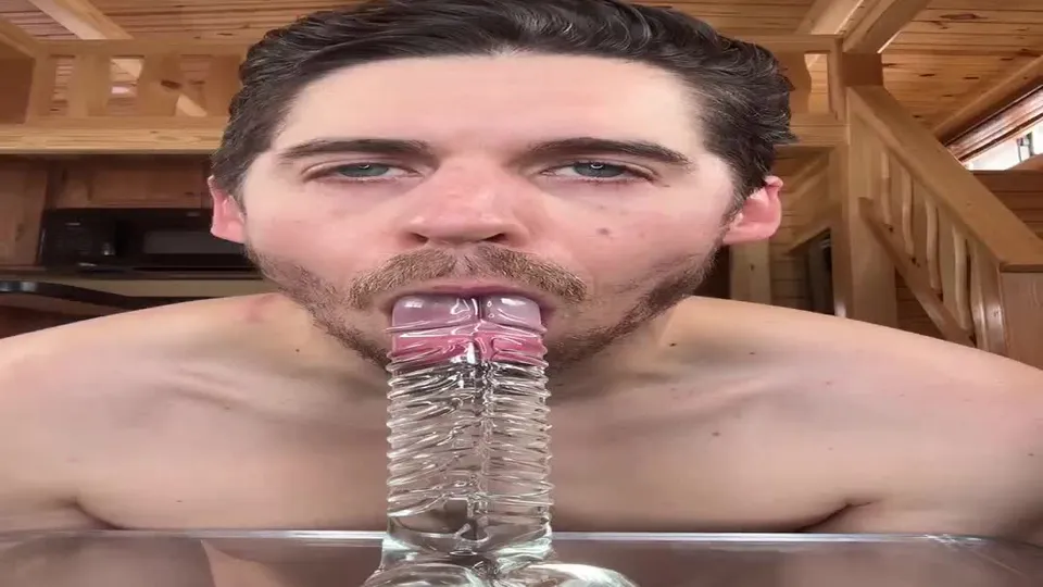 Cock Thirsty Striaght Guy Loves Drinking Cum, Sexy Self Fuck Of AssHole, Massive Dildo Destroying Virgin Dickthirsty Ass, Eating His Own Cum Facial (3).mp4