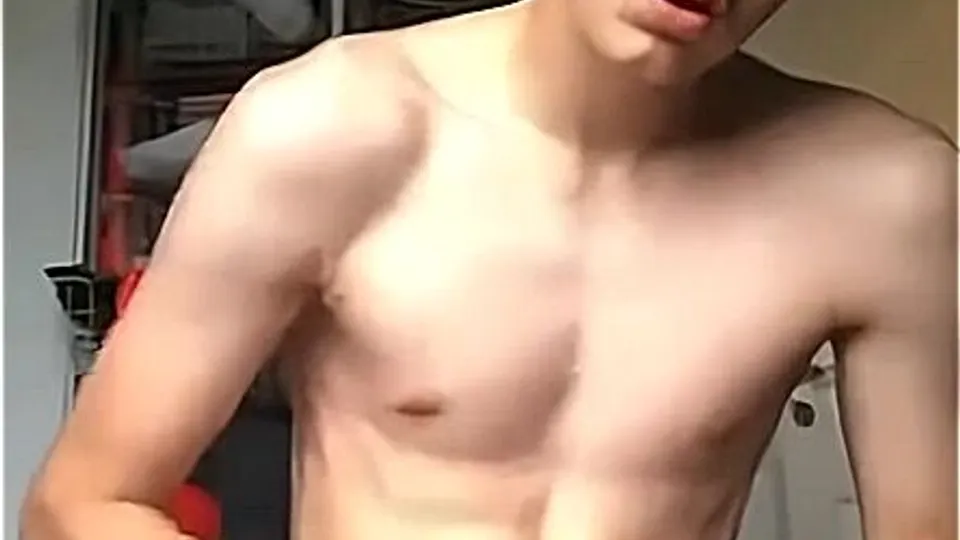 College Black Hair Hung wanks his thick cock off - AI Enhanced
