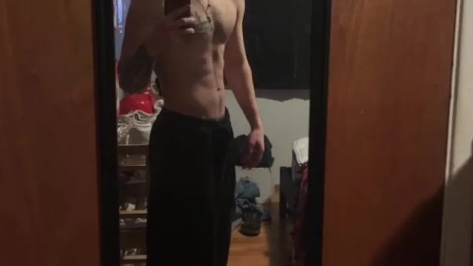 College Jock Zack Jerks Off