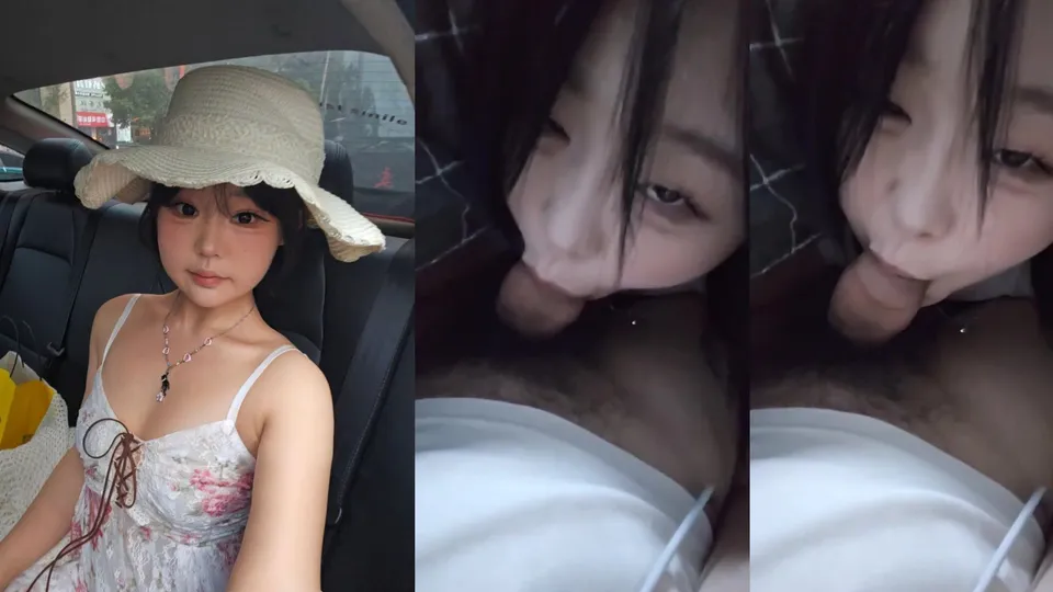 College slut sucks cock 