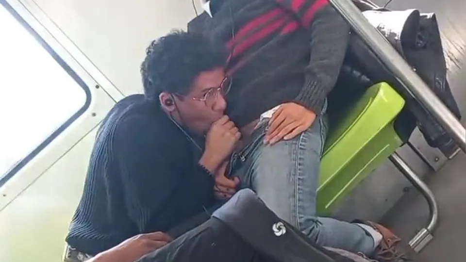 College Students' Subway Encounter